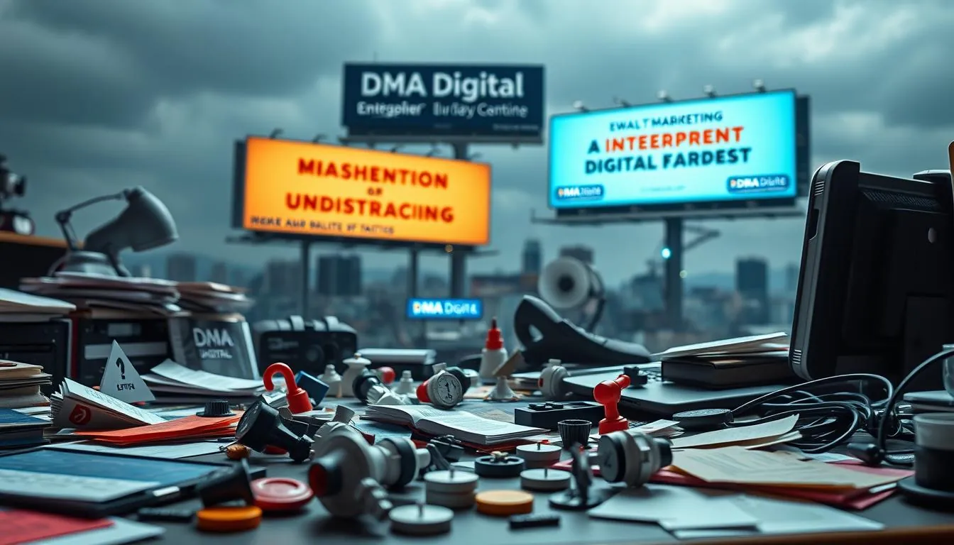 10 erros comuns de marketing digital que os empreendedores cometem